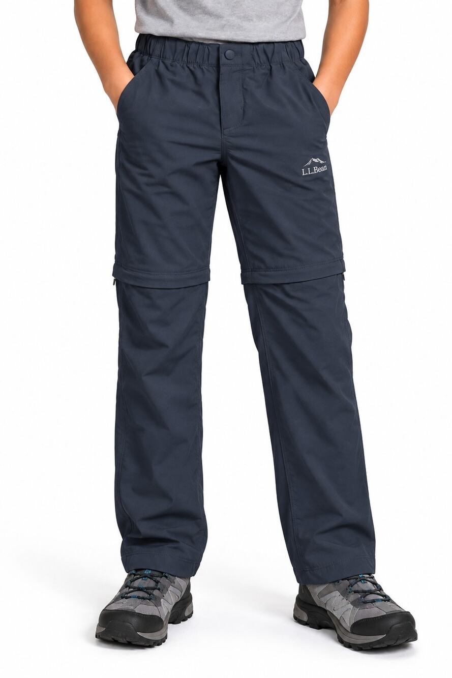 LL Bean Kids Zip-Off Cresta Hiking Pants Size 14